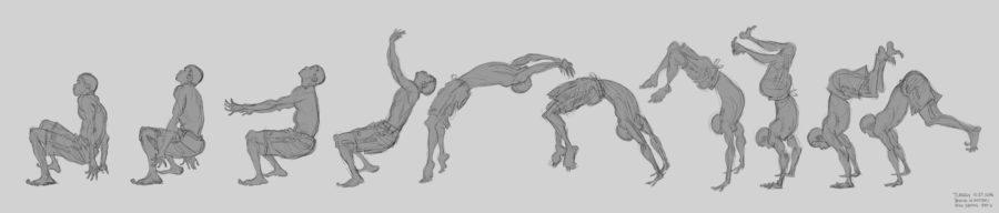 Tom Gately - Gesture studies from Bodies in Motion